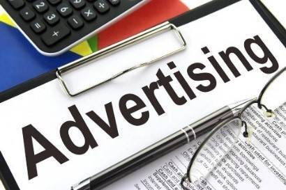 Sign that says Advertising